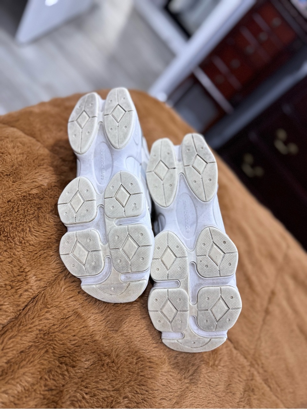 New Balance 9060 Women’s Chunky Cream and White Sneakers - Picture 11 of 13